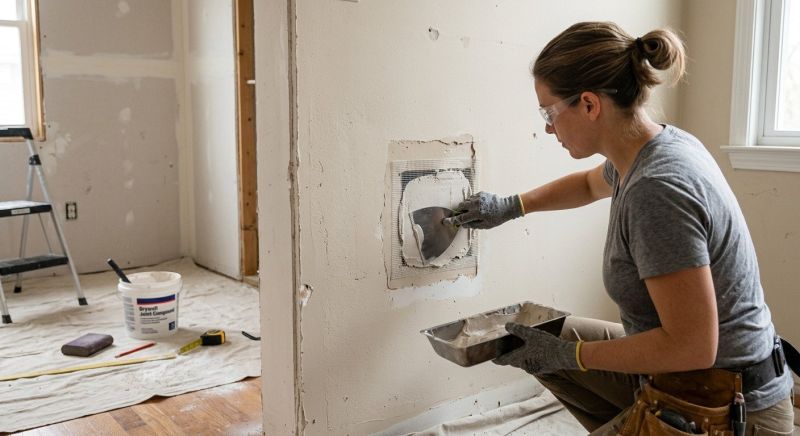 Bathroom Wall Patching in Kansas City, KS